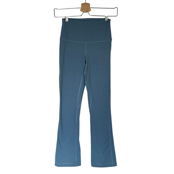 Lululemon Align High-Rise Mini-Flare Pants Leggings Utility Blue Women's Size 4 - Picture 1 of 11
